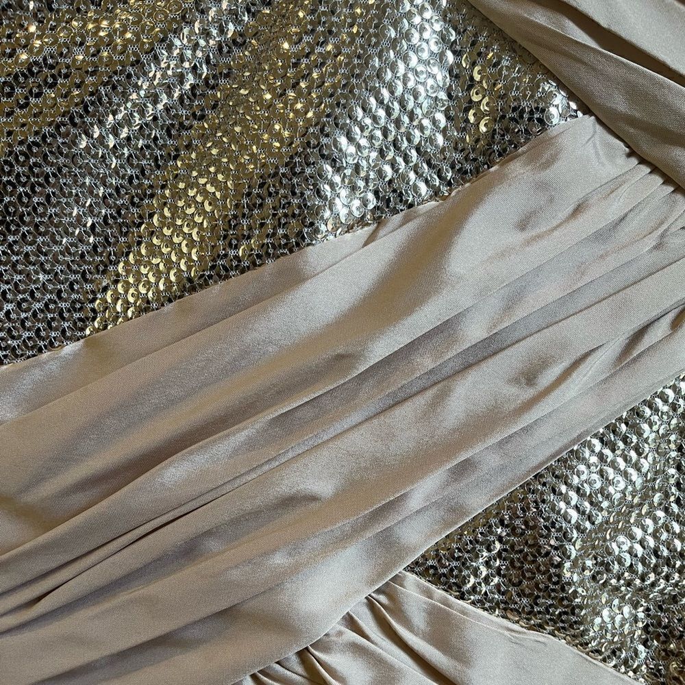 NWT! ALEXIA ADMOR | Strapless Sequin/Satin Mini Dress (M) - Picture 5 of 8